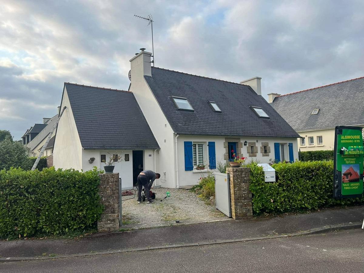 Ravalement de façade à Quimper : couvreur RTR Couverture