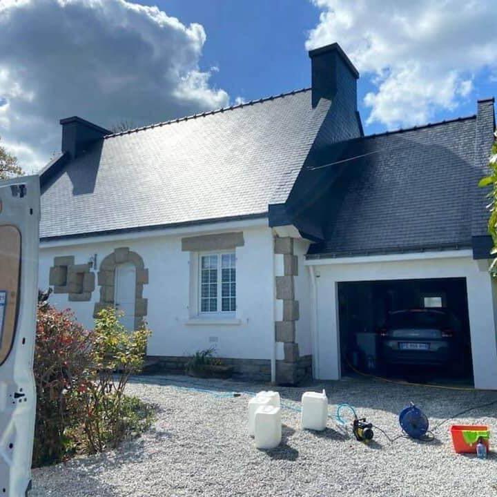 Nettoyage de toit à Qumiper