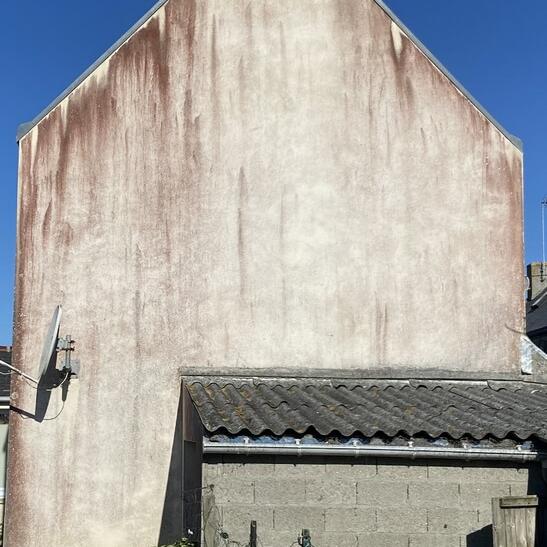 Avant nettoyage de façade