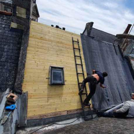 Changement d'une toiture complète sur Quimper