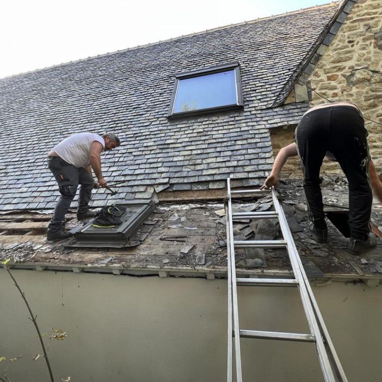 Travaux de couverture à Fouesnant