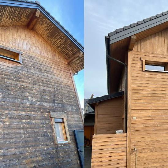 Rénovation extérieure maison en bois