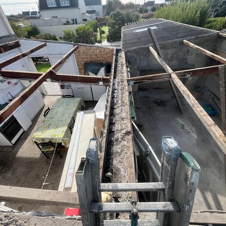 Remplacment plaques fibrociment